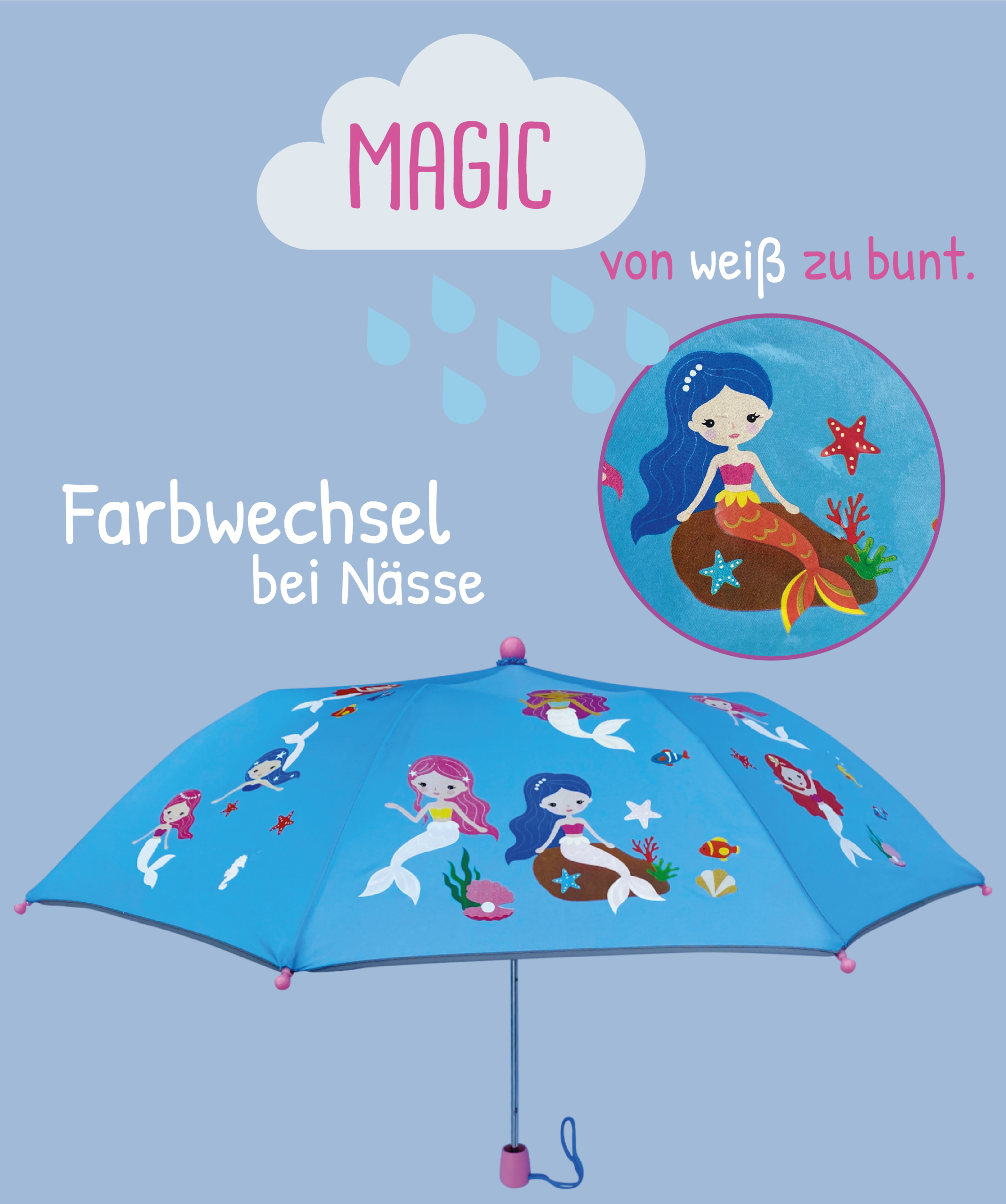Magico ombrello sirena
