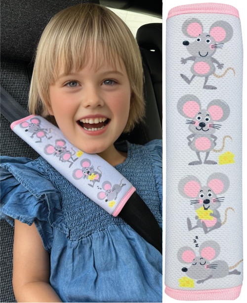 Protezione per cintura di sicurezza auto a forma di topo