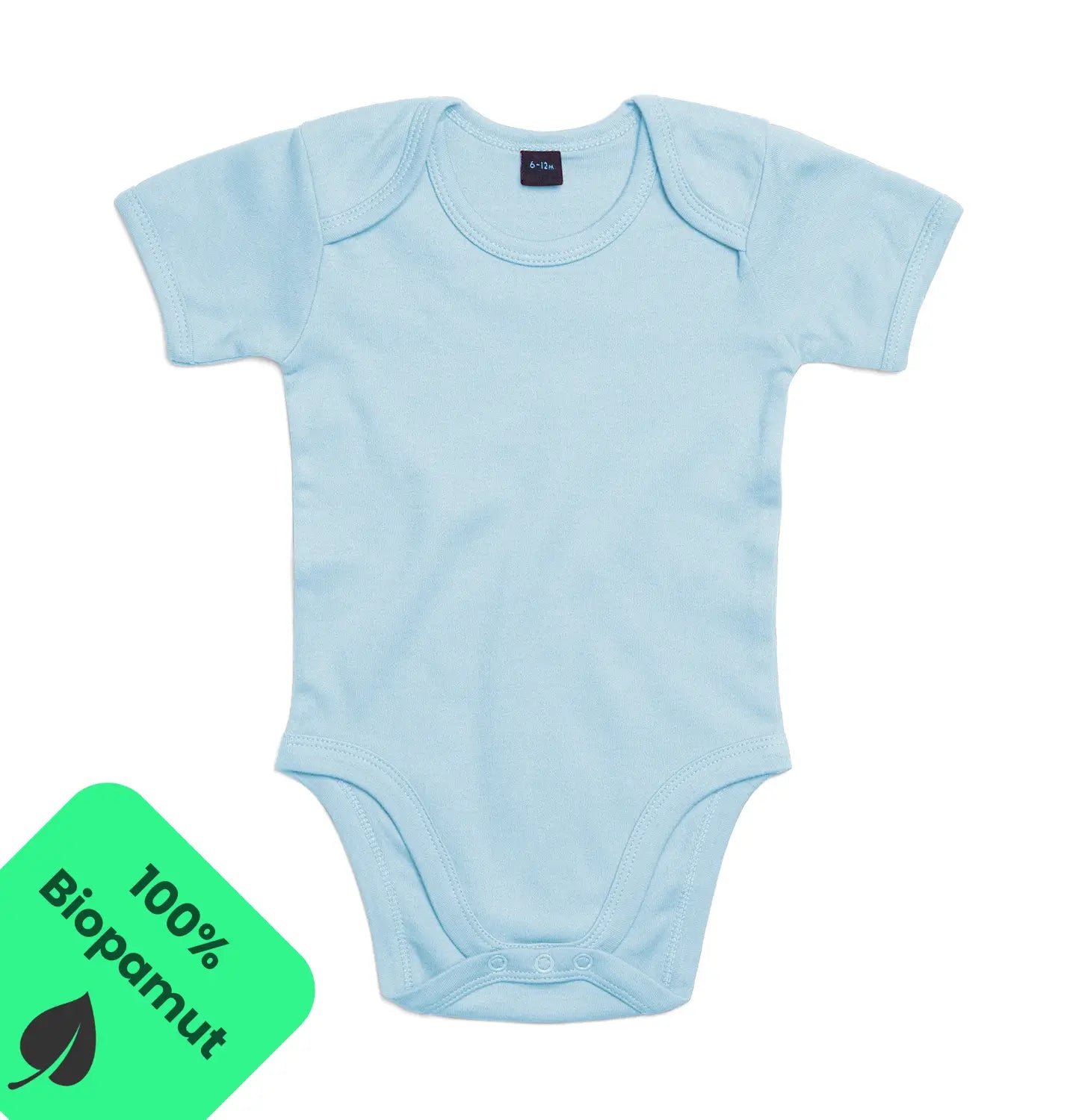 Babybugz Body bebè 100% cotone biologico a maniche corte Dusty Blu 5 pz/confezione