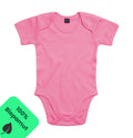 Body neonato Babybugz 100% cotone organico manica corta Bubble pink confezione da 5 pz