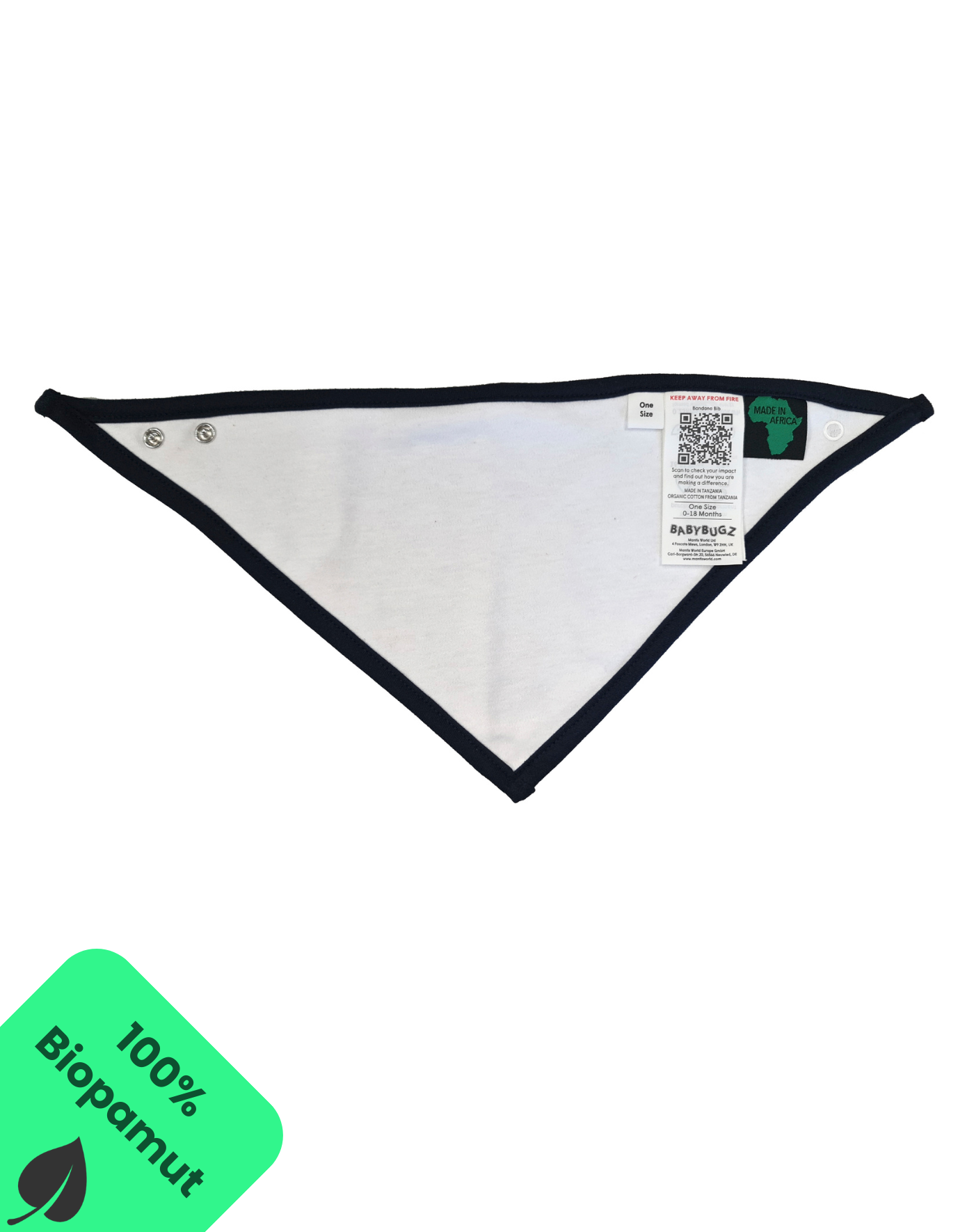 Babybugz Elõke 100% Biopamut Kék 5db/Csomag-1